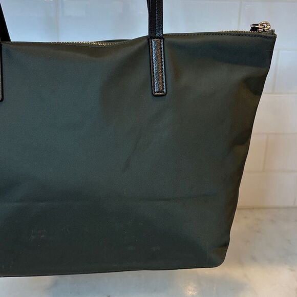 Kate Spade Purse Handbag Pocketbook Nylon Full Zip Medium Tote Shoulder Bag - Picture 5 of 15